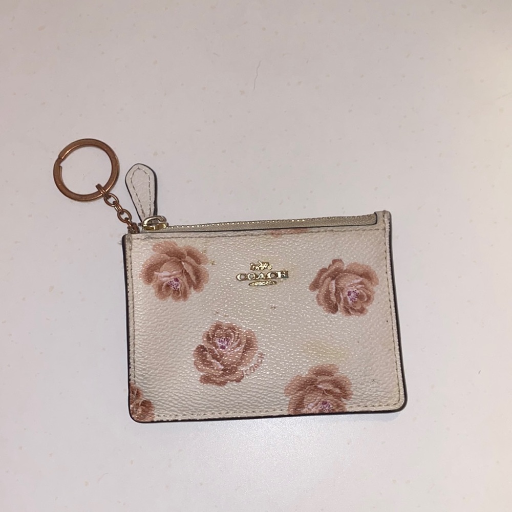 Coach key chain wallet